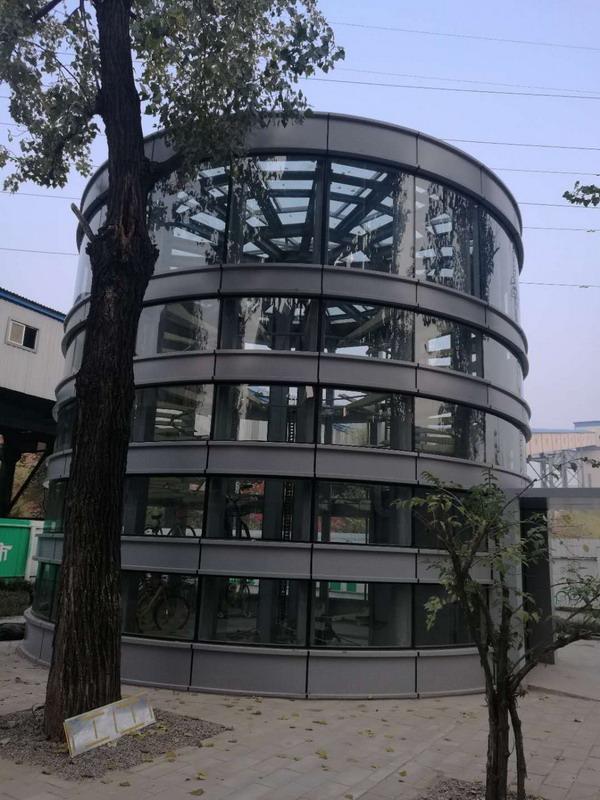 共享单车立体车库亮相可手机app取还车