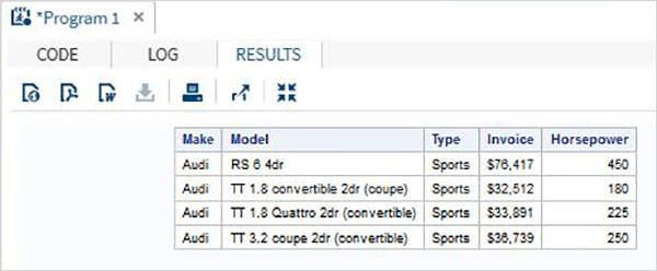 Sas sql sas 