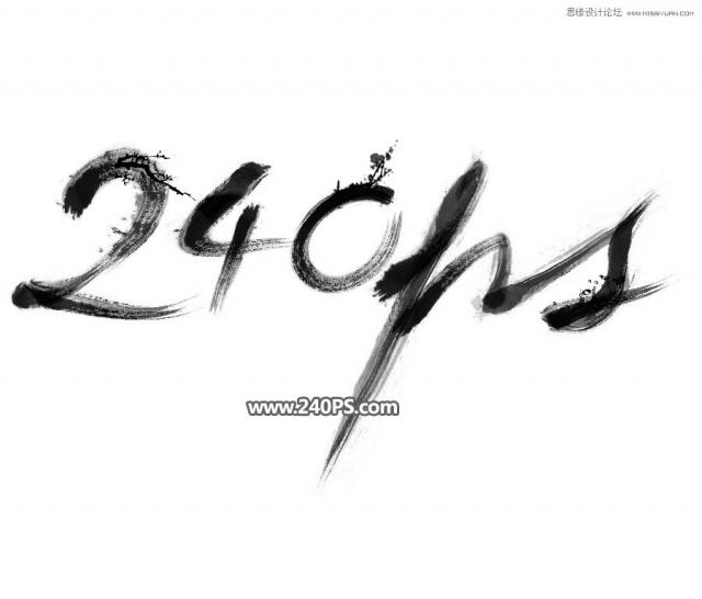 Photoshop制作中国风传统水墨艺术字教程-LMLPHP Photoshop制作中国风传统水墨艺术字教程-LMLPHP