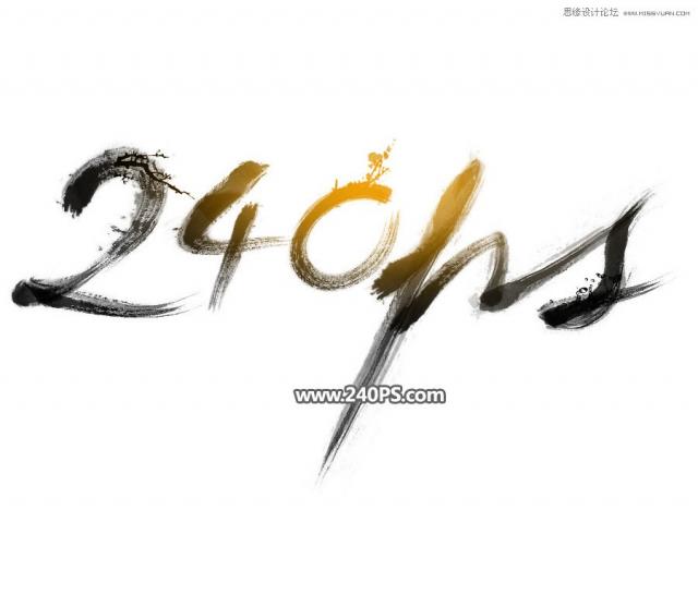 Photoshop制作中国风传统水墨艺术字教程-LMLPHP Photoshop制作中国风传统水墨艺术字教程-LMLPHP